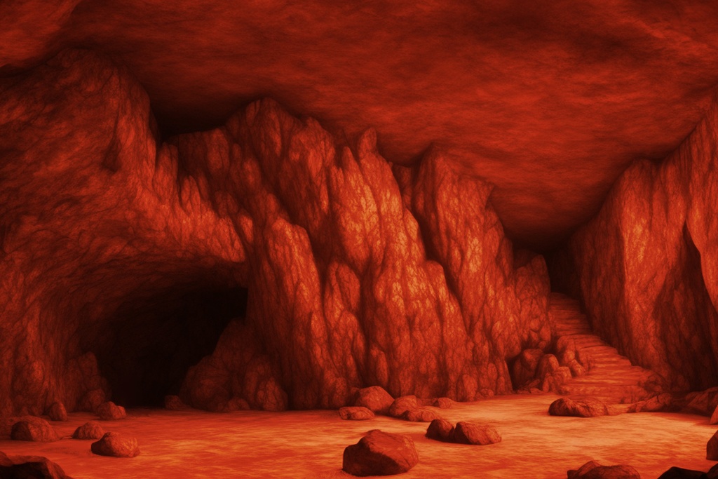 単品5種背景素材v19b洞窟内