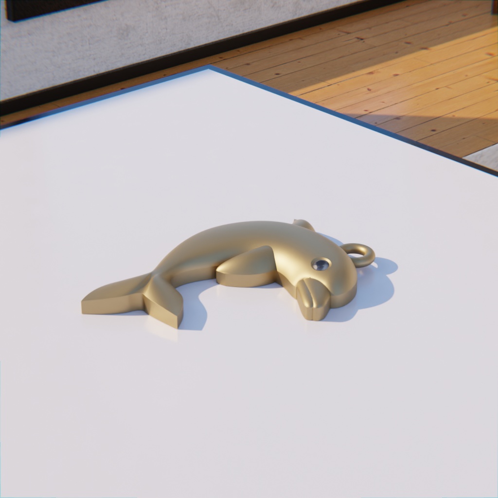 イルカヘアピン