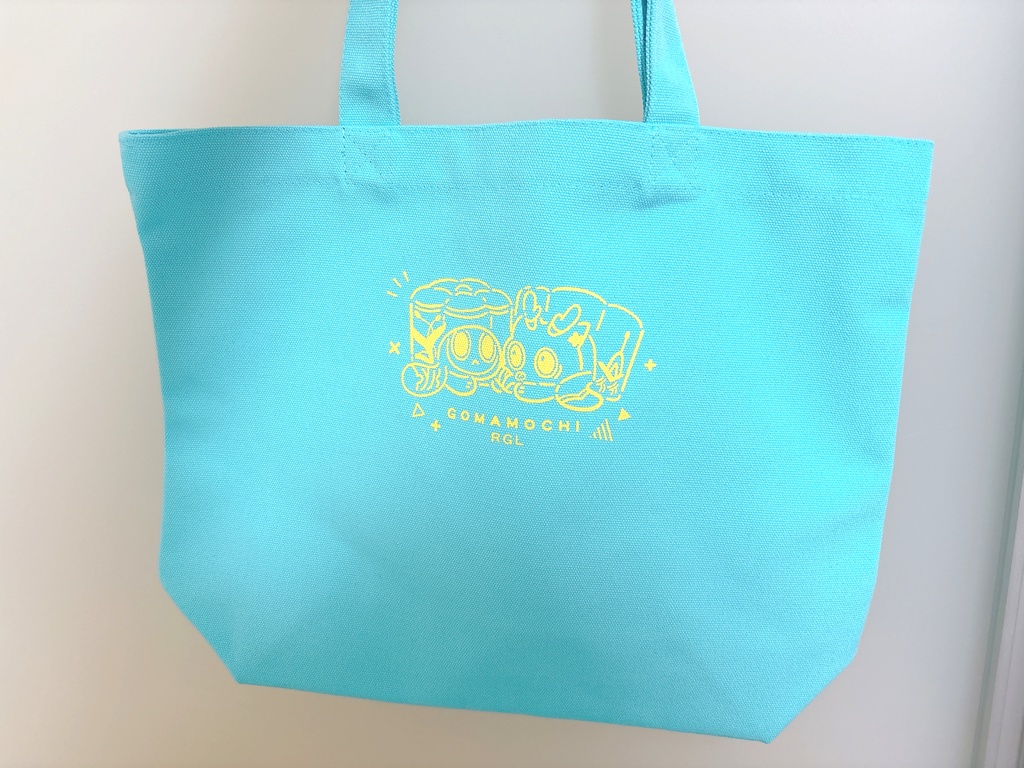 ごまもちトートバッグ♦︎青×黄色Ver.