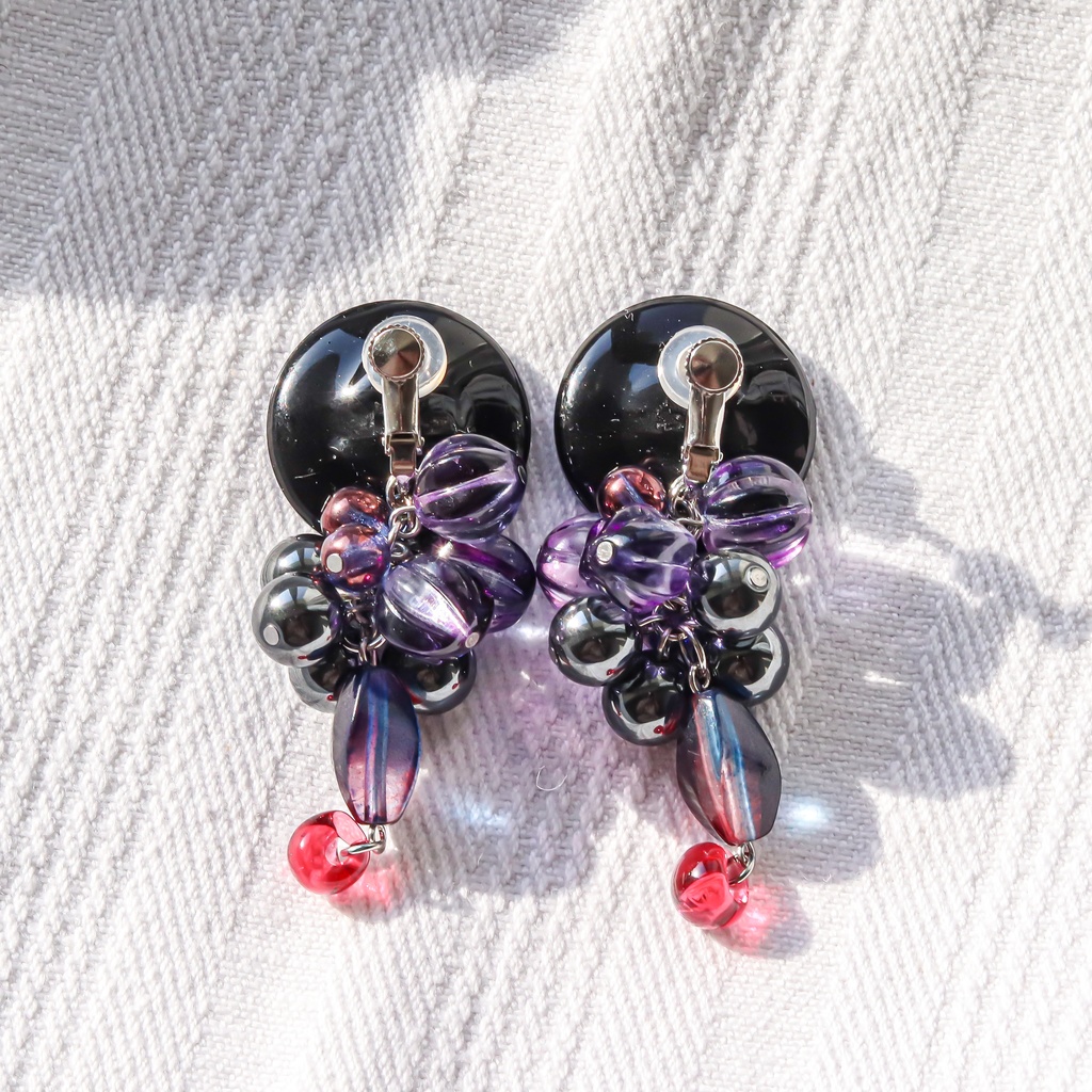 エヴァンゲリオン 初号機 覚醒【Kakusei(覚醒)】 / ハンドメイド イヤリング ヴィンテージ