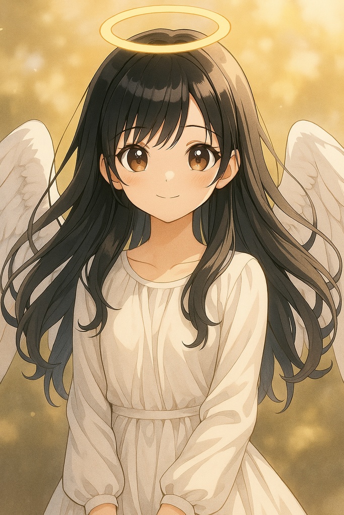 ニア｜天使系少女の表情差分セット（6種）【商用利用可】