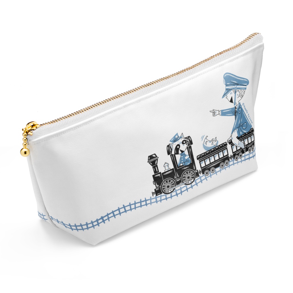 アライグマの電車ポーチ