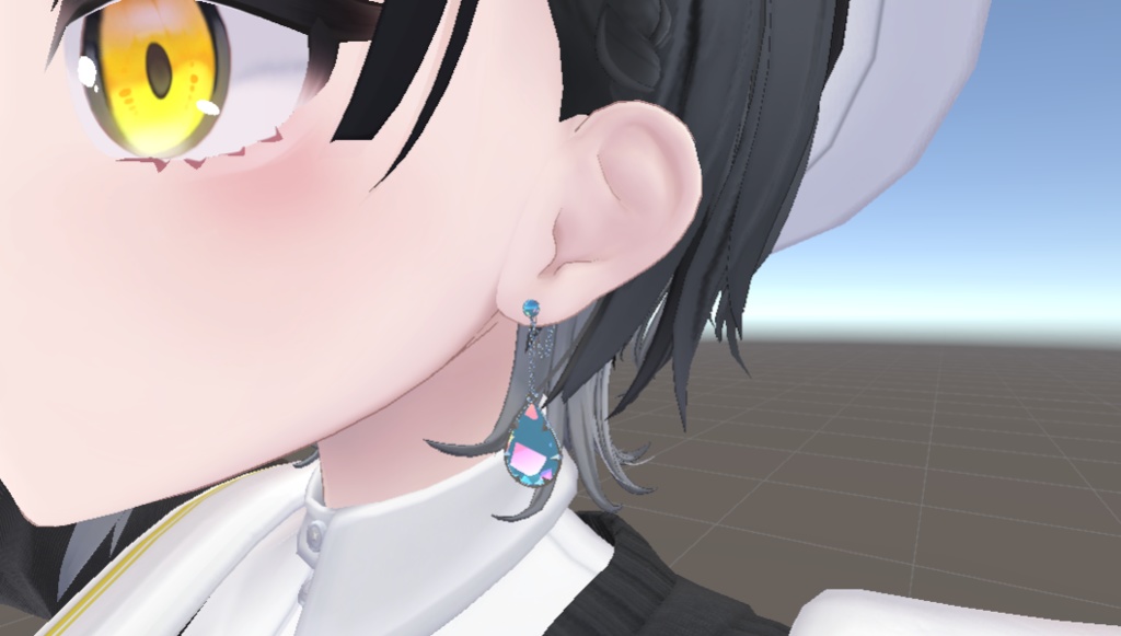 【無料/free】MA対応 宝石ピアス(支援版特典あり)