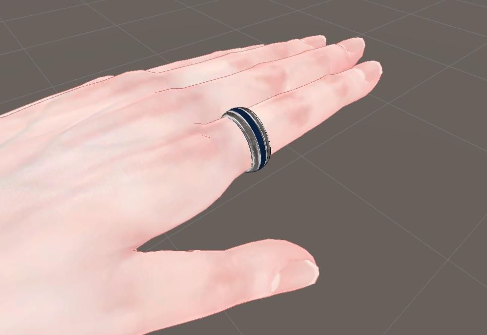 【無料/free】MA対応 シンプルな指輪