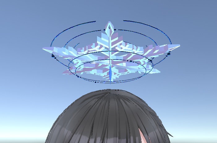 【MA対応】雪の結晶ヘイロー
