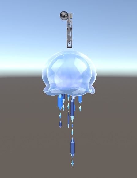 【MA対応】宝石くらげ 追従ペットギミック【VRC想定】