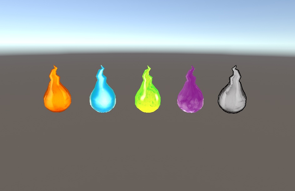 【VRC想定・MA対応】鬼火 -Onibi- 【パーティクル付き】