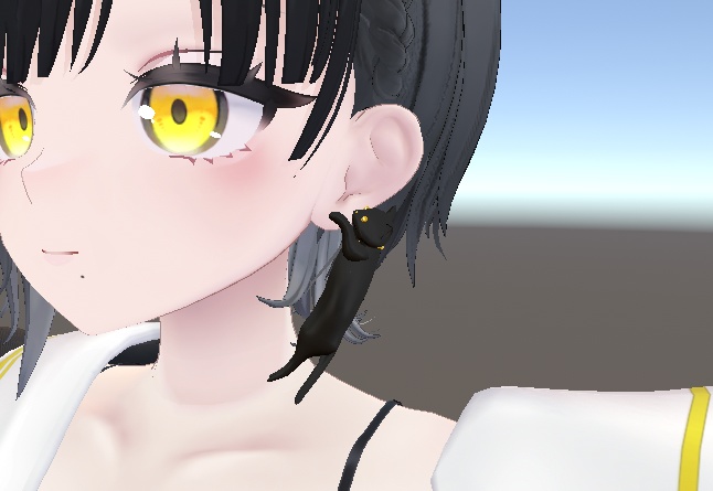 【MA対応】Cat Ear Cuff & Earring【VRC想定】