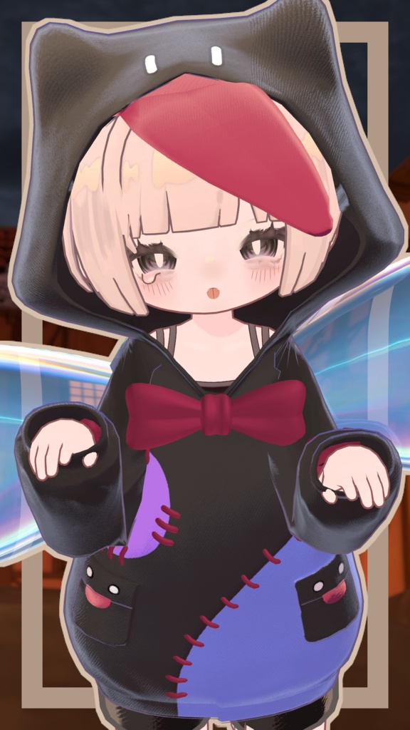 【発売記念SALE】👻おばけパ~カ~👻【まめふれんず対応衣装】