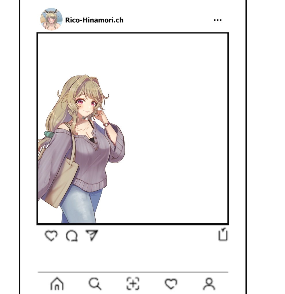 インスタ風お出かけアクリルストラップ(タイプA~C)