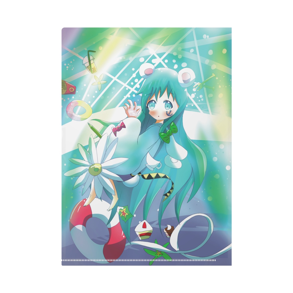 うちの子シロクマの子ちゃんのクリアファイル