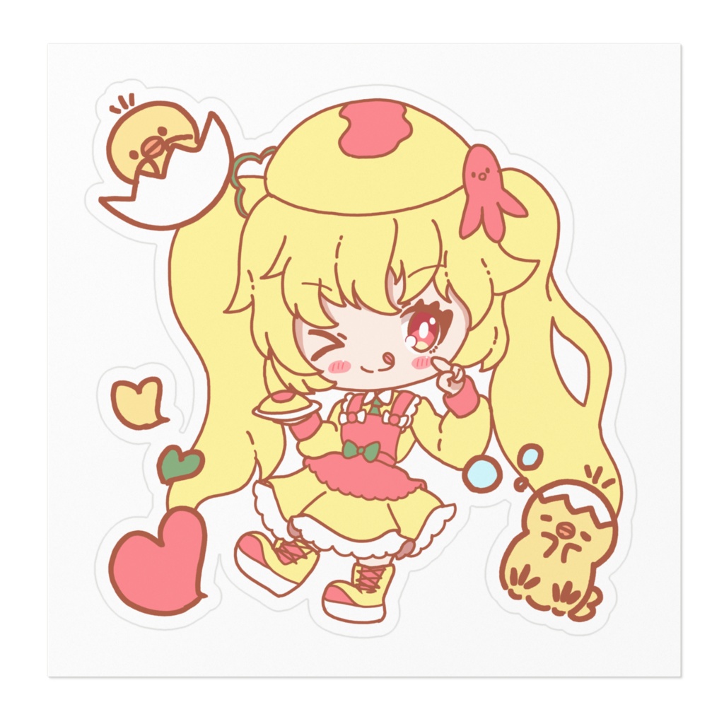 オムライスちゃんのステッカー