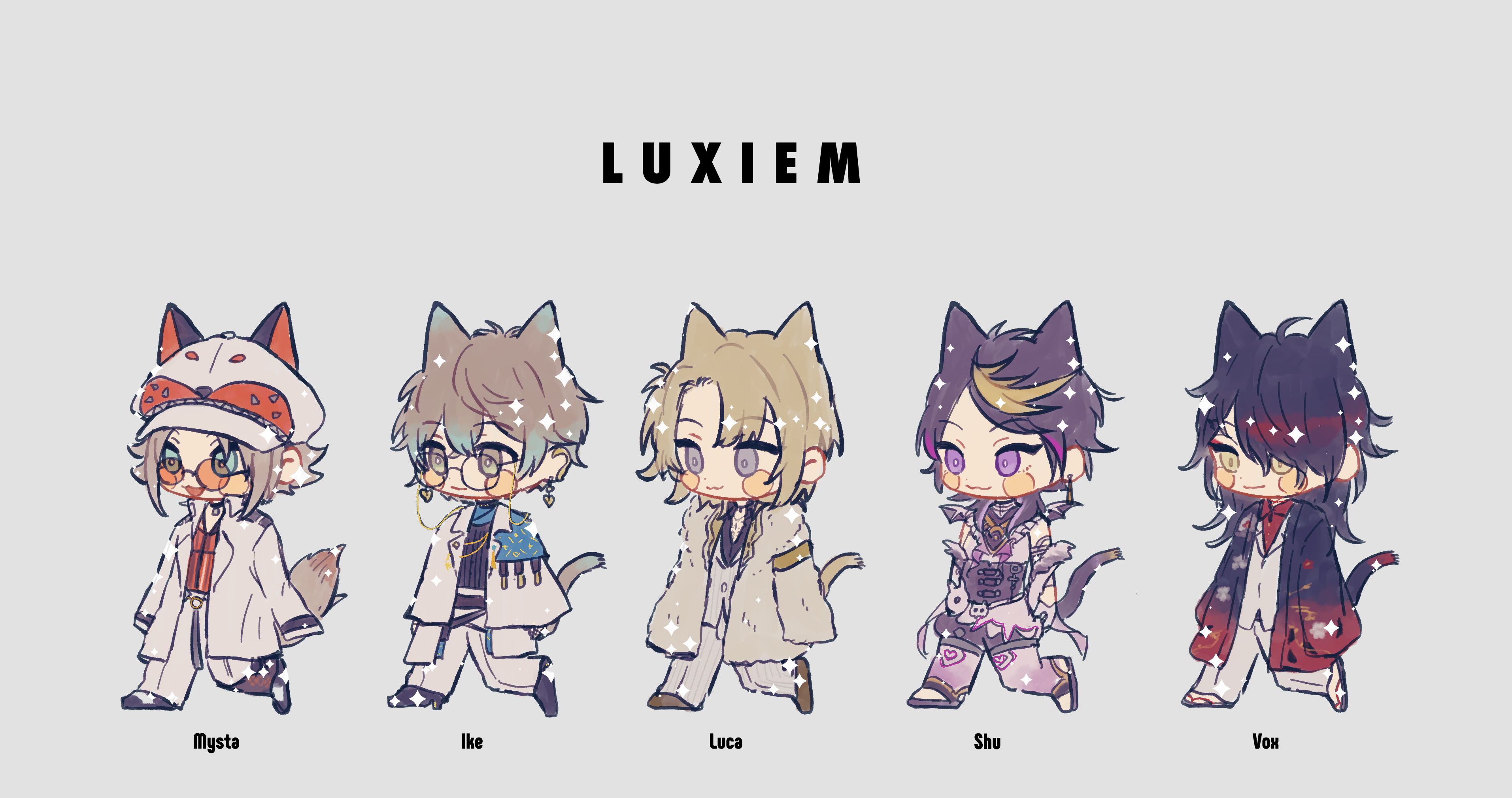 【非公式】　Luxiem ステッカー