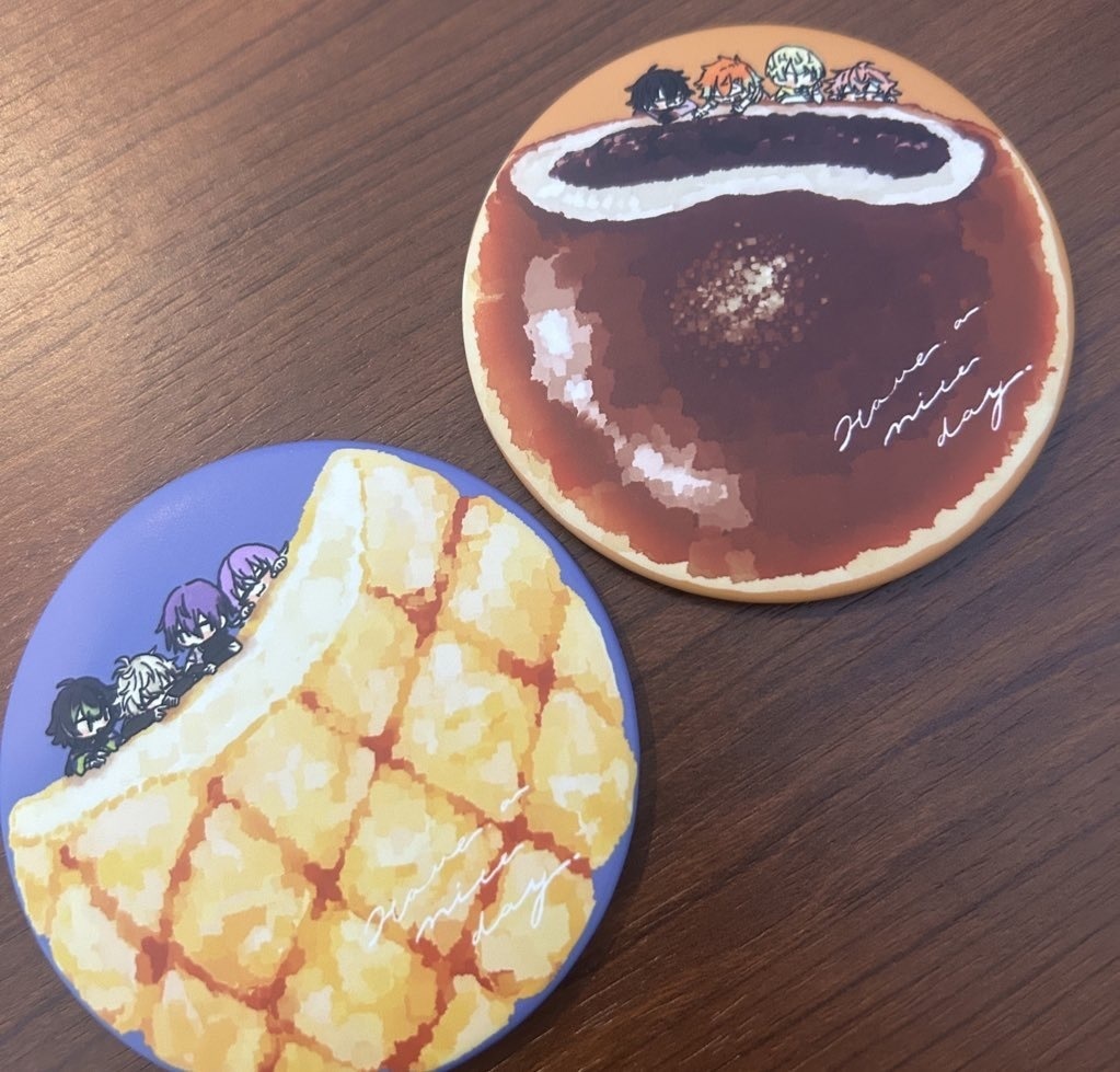 パンの缶ミラーandシールセット