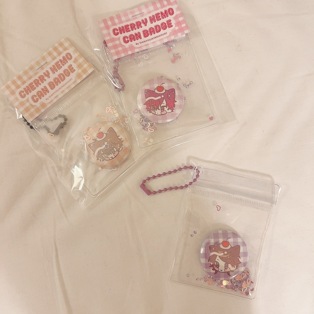 非公式🍒ENboi缶バッジ(パッケージ仕様)