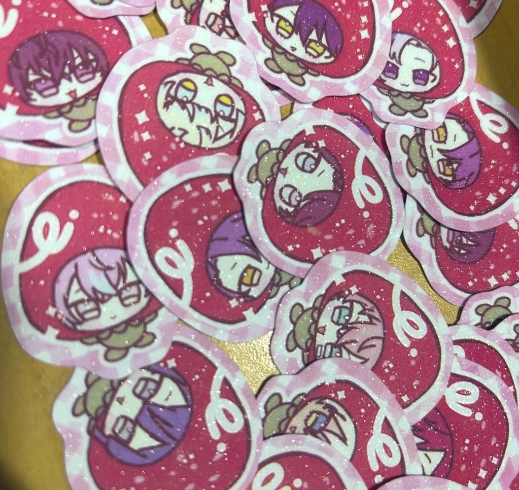 いちご🍓なキラキラシール