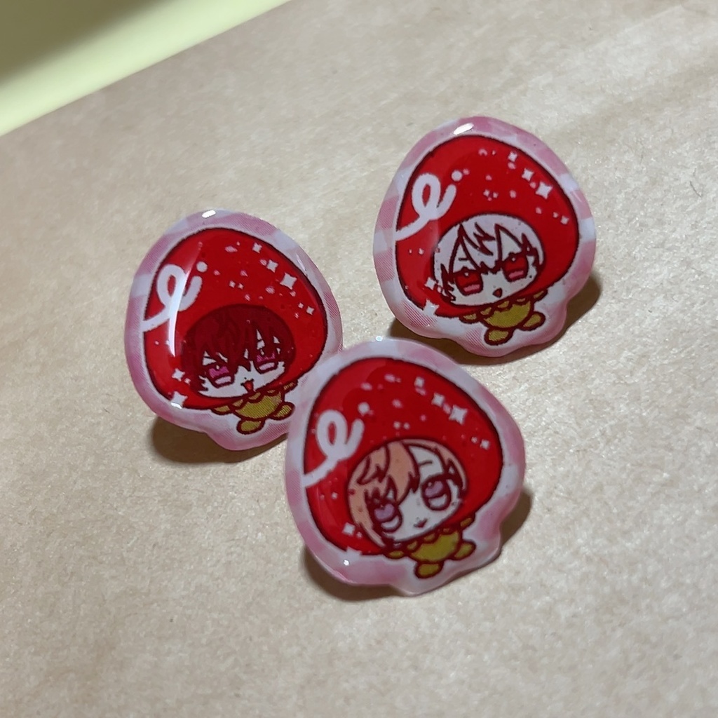 いちご🍓なピンバッジ