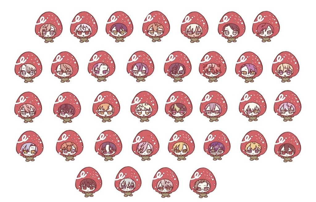 非公式ないちご🍓のアクキー