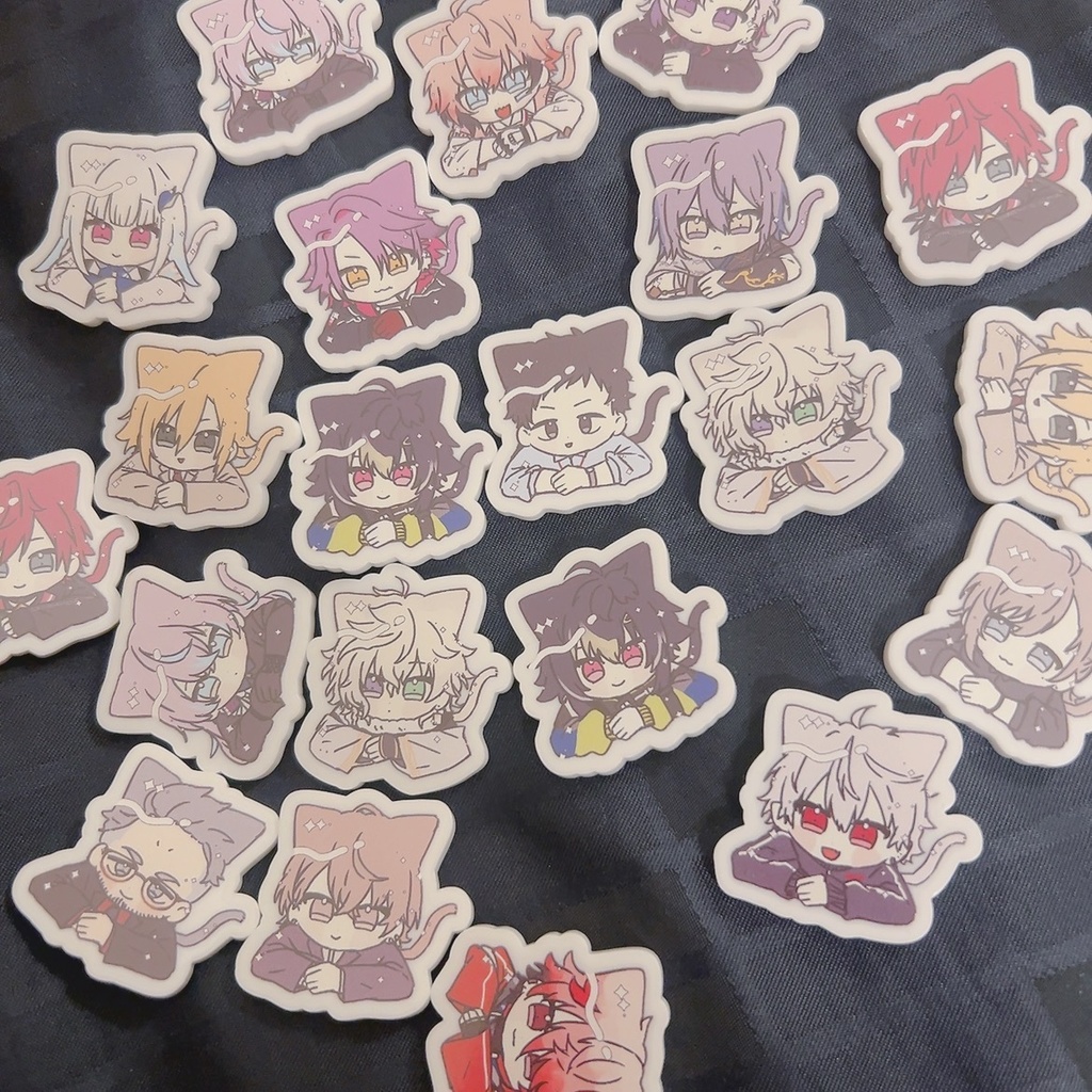 猫ちゃんアクリルクリップ