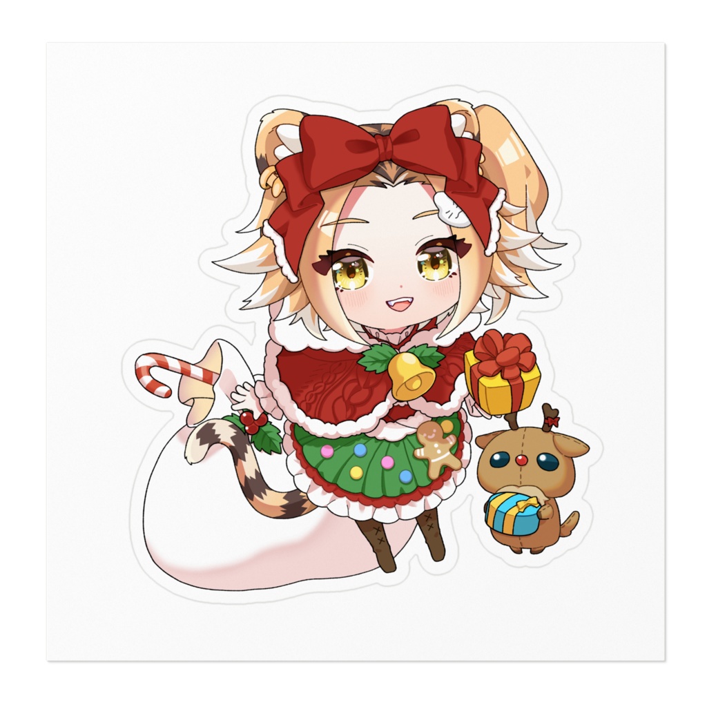 サンタ舞米ステッカーB