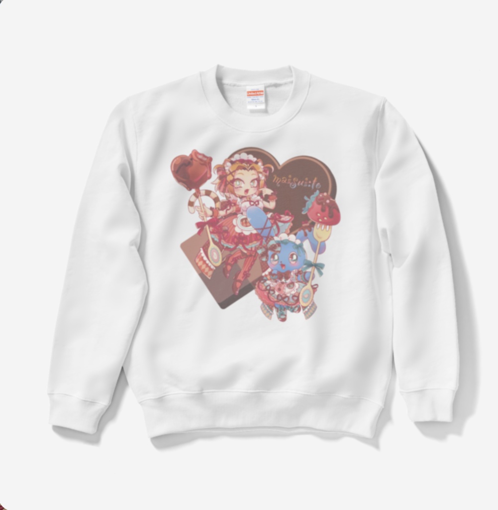 【神酒酔霞×牙音舞米コラボグッズ】まいすい〜とバレンタイン2024❤️トレーナー