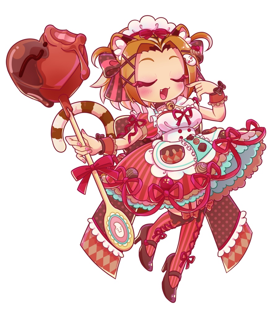 【神酒酔霞×牙音舞米コラボグッズ】まいすい〜とバレンタイン2024❤️牙音舞米ステッカー