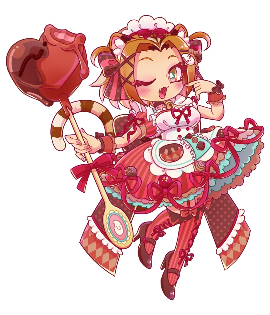 【神酒酔霞×牙音舞米コラボグッズ】まいすい〜とバレンタイン2024❤️牙音舞米ステッカー