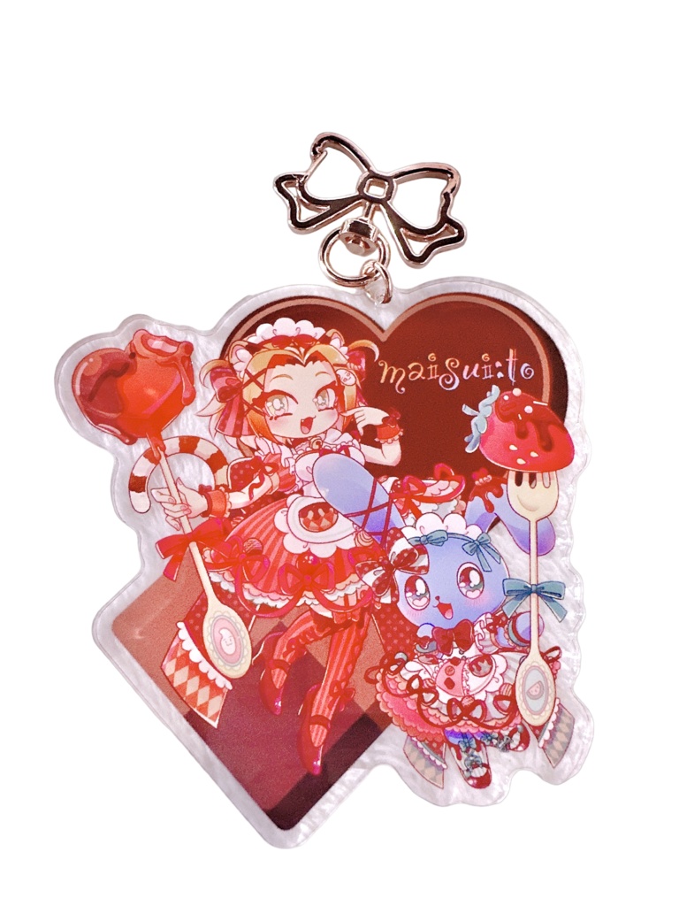 【神酒酔霞×牙音舞米コラボグッズ】まいすい〜とバレンタイン2024❤️アクリルグッズフルセット