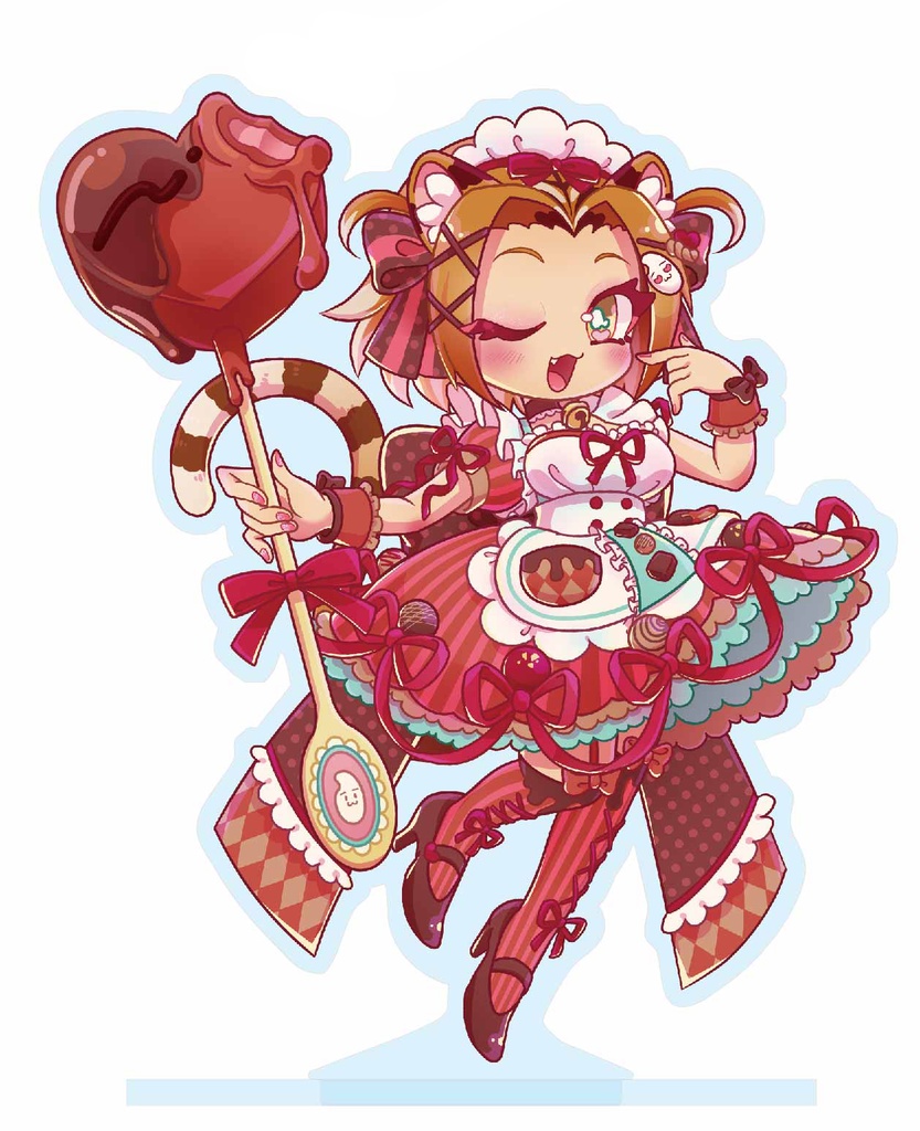 【神酒酔霞×牙音舞米コラボグッズ】まいすい〜とバレンタイン2024❤️アクリルフォトケースセット