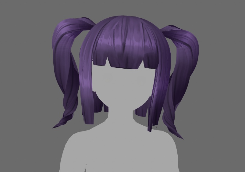 Nice purple hair preset