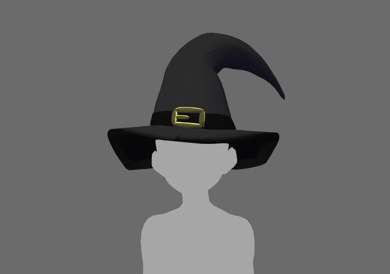 Witch hat (hair preset "accessory")