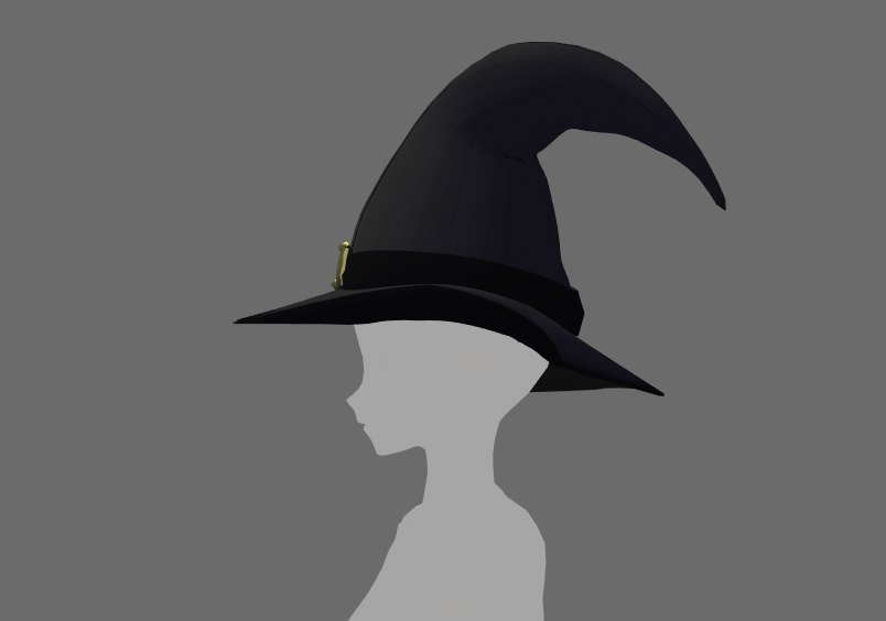 Witch hat (hair preset "accessory")