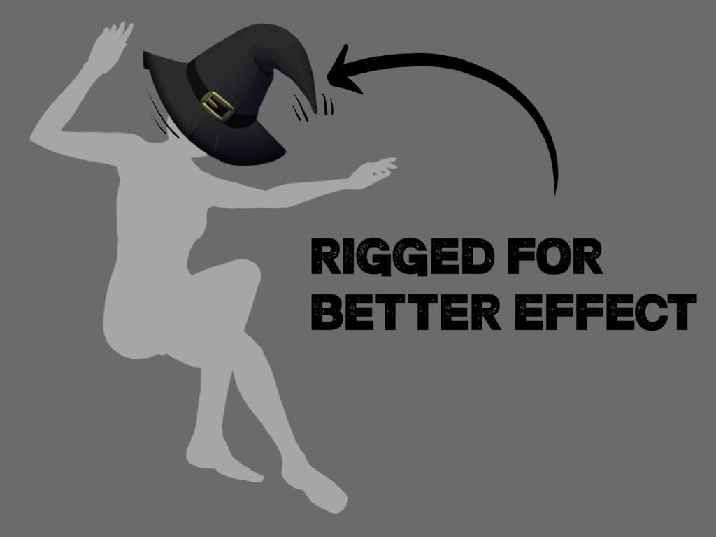 Witch hat (hair preset "accessory")