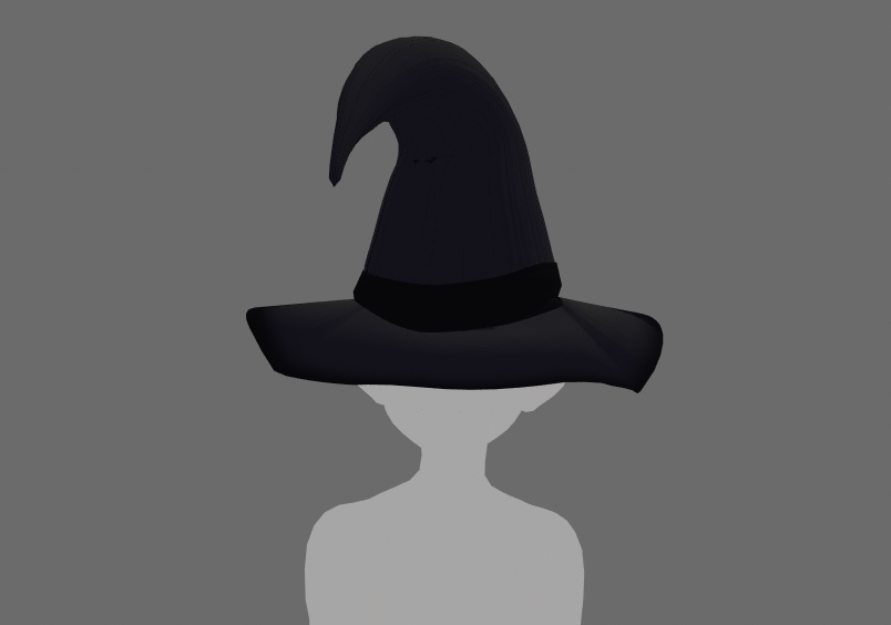 Witch hat (hair preset "accessory")