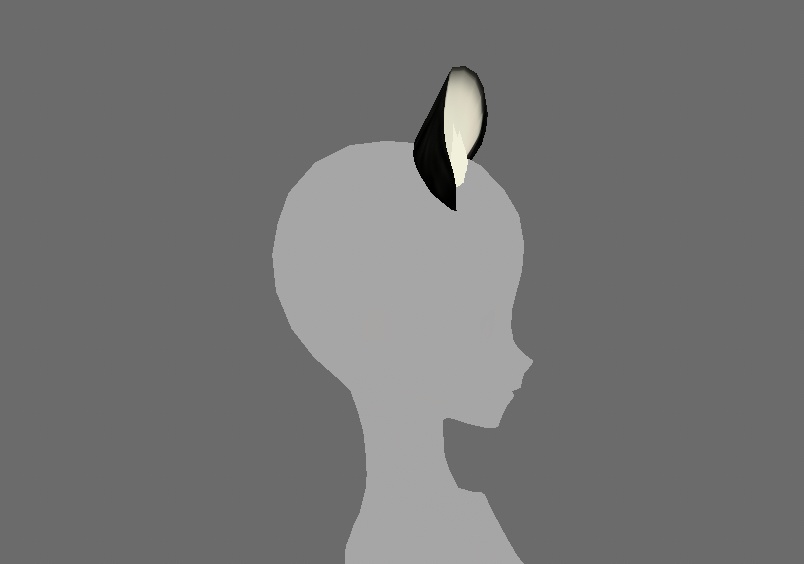 Cute little cat ears ( VRoid hair preset accessory) BOOTH