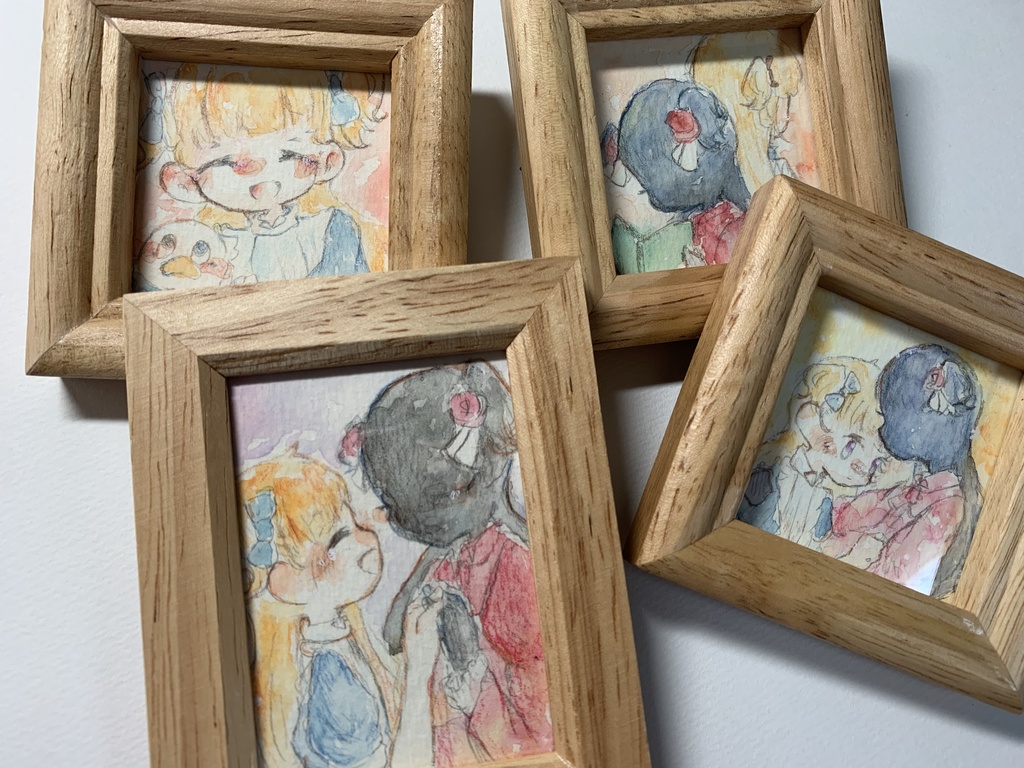 シャドーハウス 水彩ミニ原画