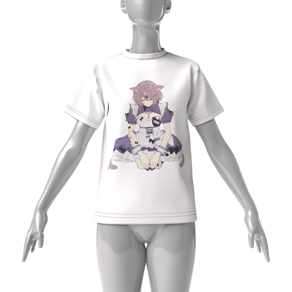 土下座Tシャツ【猫酔くる/Vtuber】