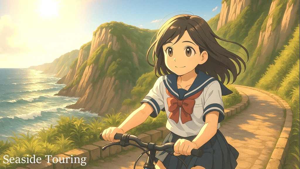 【フリーBGM】ドライブで聴きたいBGM『Seaside Touring』【作業用/配信用/勉強用/爽やか/ドライブ】