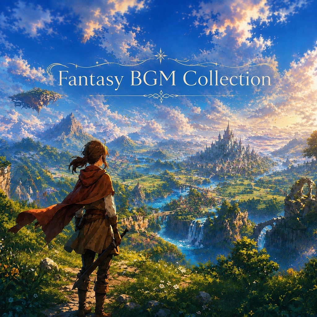 【無料/商用利用可/ループ対応】ファンタジーRPG フリーBGM素材集 全8曲|MP3・OGG