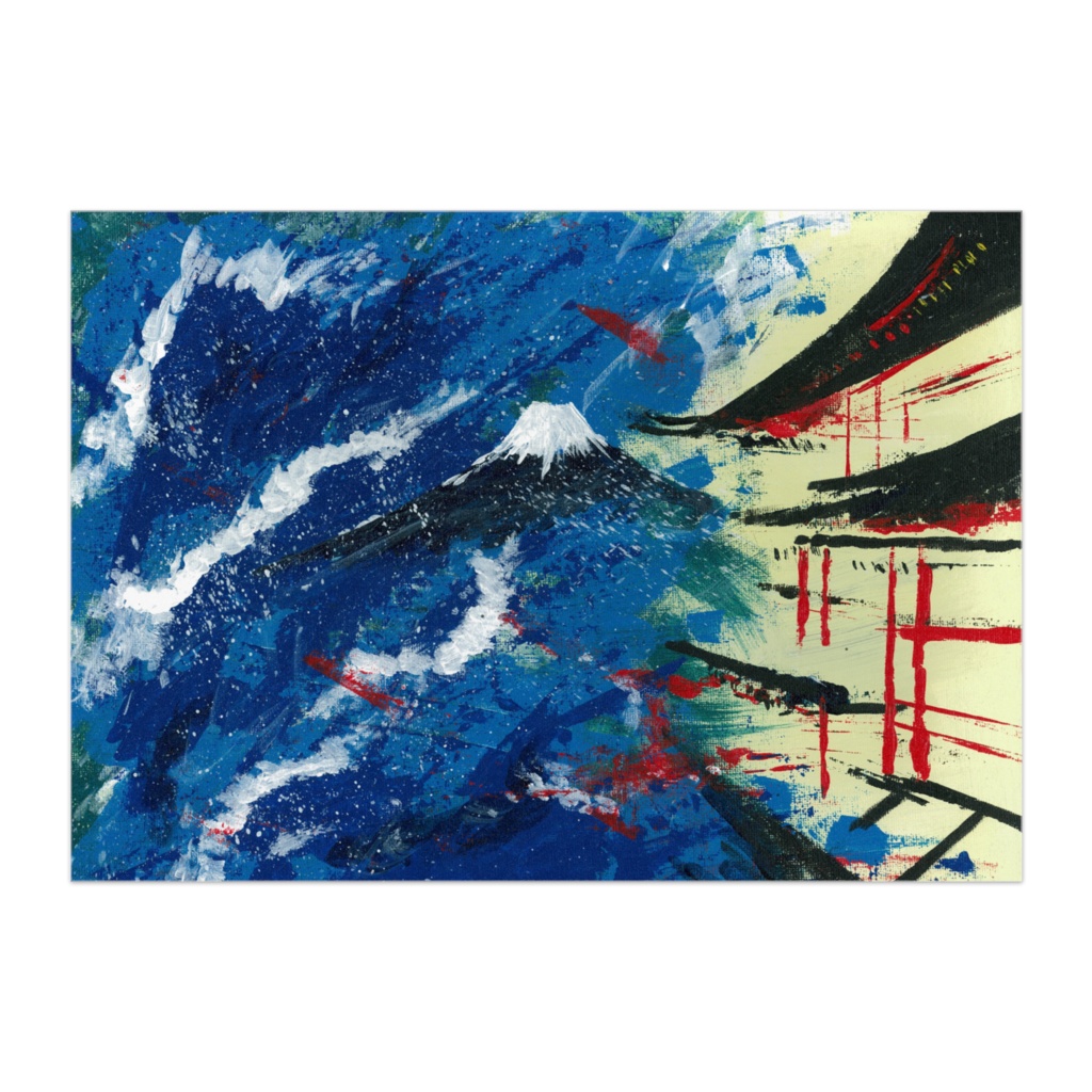 『和想図/静動 - Wabstract / StaticDynamic』ポスター