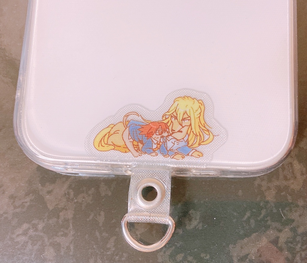 犬とどちのPVCスマホホルダー