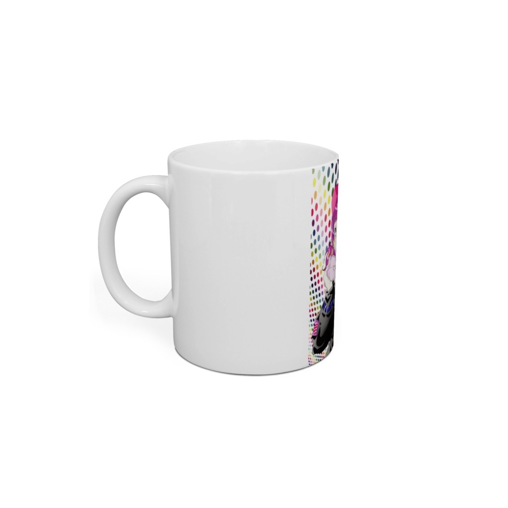 パンキッシュな女の子マグカップ