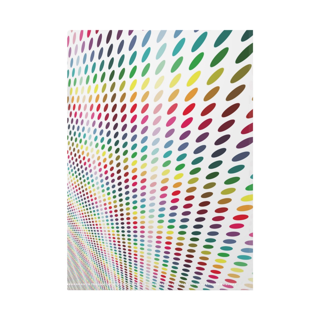 パンキッシュな女の子クリアファイル