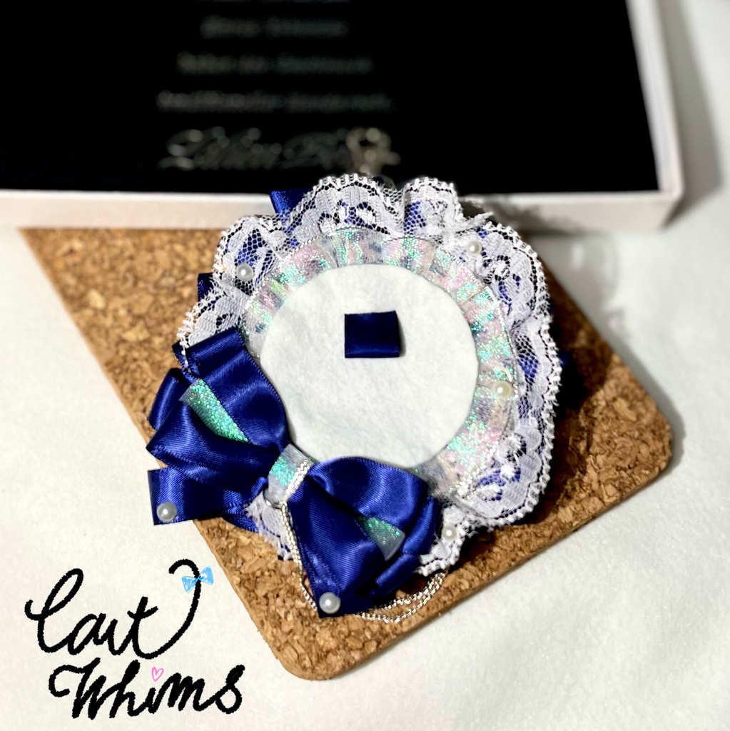 純粋なネイビーの誓いロゼット