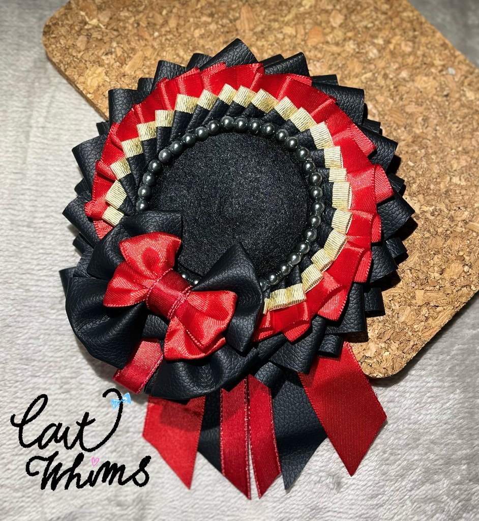 真紅で染めて情熱レザー痛ロゼット