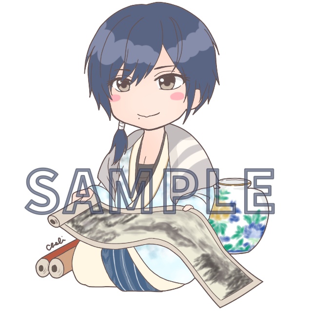 イケメン戦国 全武将おすわりアクキー 春日山勢