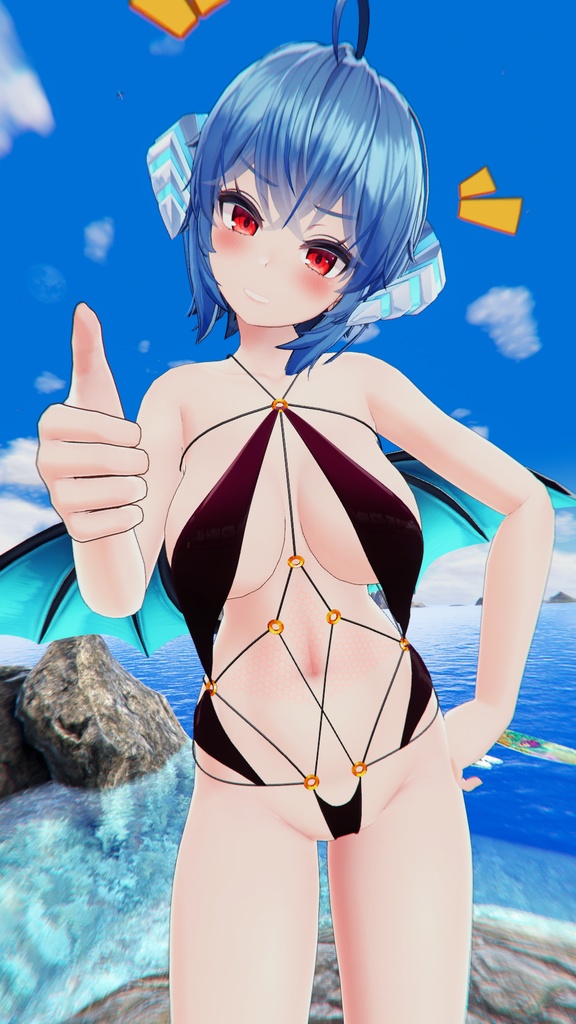 紐水着 HM07 (イメリスちゃん用/ティコちゃん用)