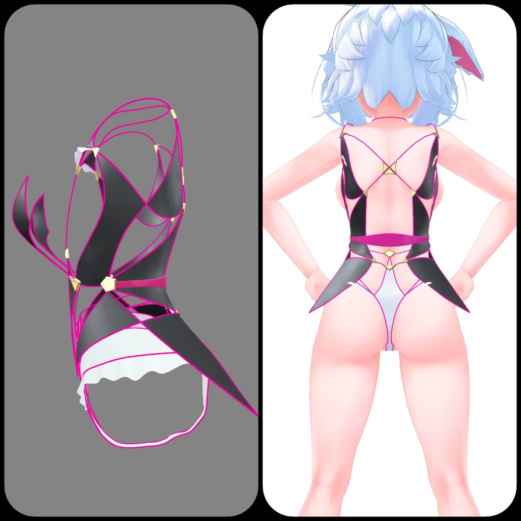 イマジナリー・バニー(紐バニー)HB02/HMJ04(ティコちゃん用)