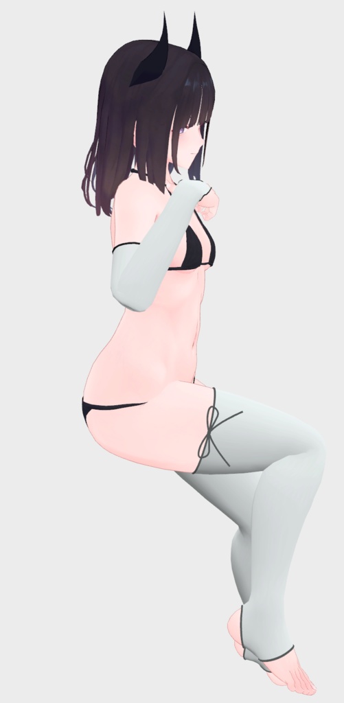 手袋ニーソ TN01 量産型(くろなつちゃん用)