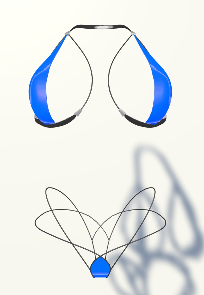 紐水着 HM05 Mark2 DX (龍のヨルちゃん用)